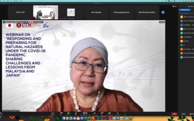 Webinar on COVID-19 and natural hazard response and prevention from Malaysia and Japan