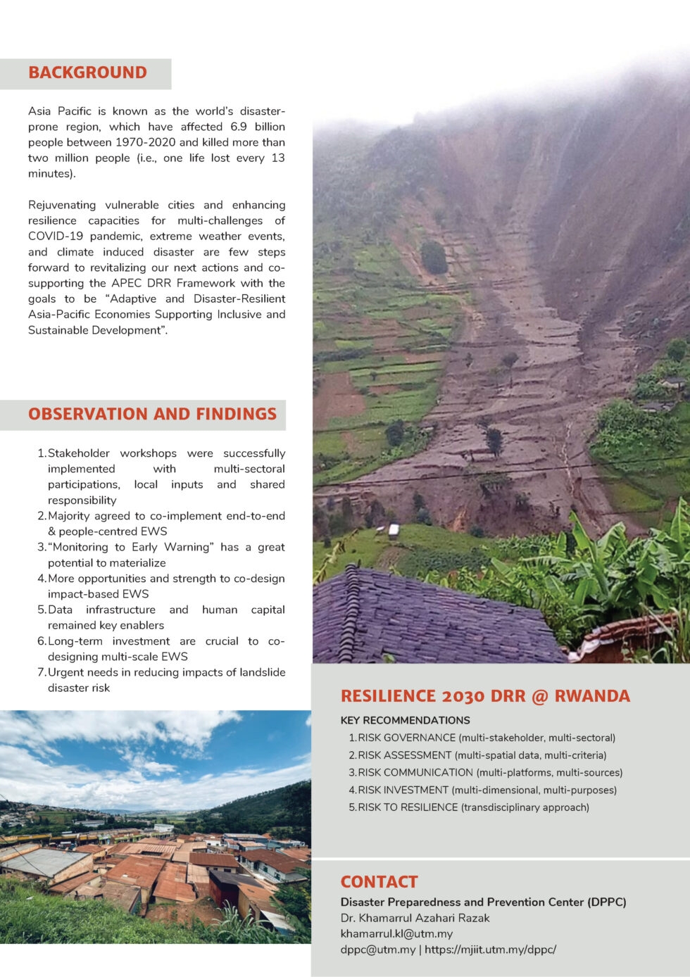 Early Warning System for Landslide Disaster in Rwanda (GIZ Rwanda ...