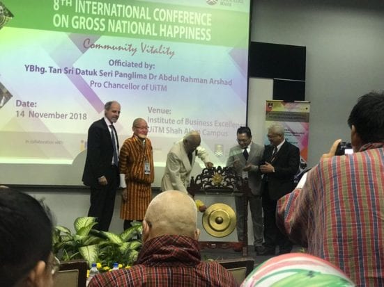 Three UTM students participate in the 8th International Conference on Gross National Happiness