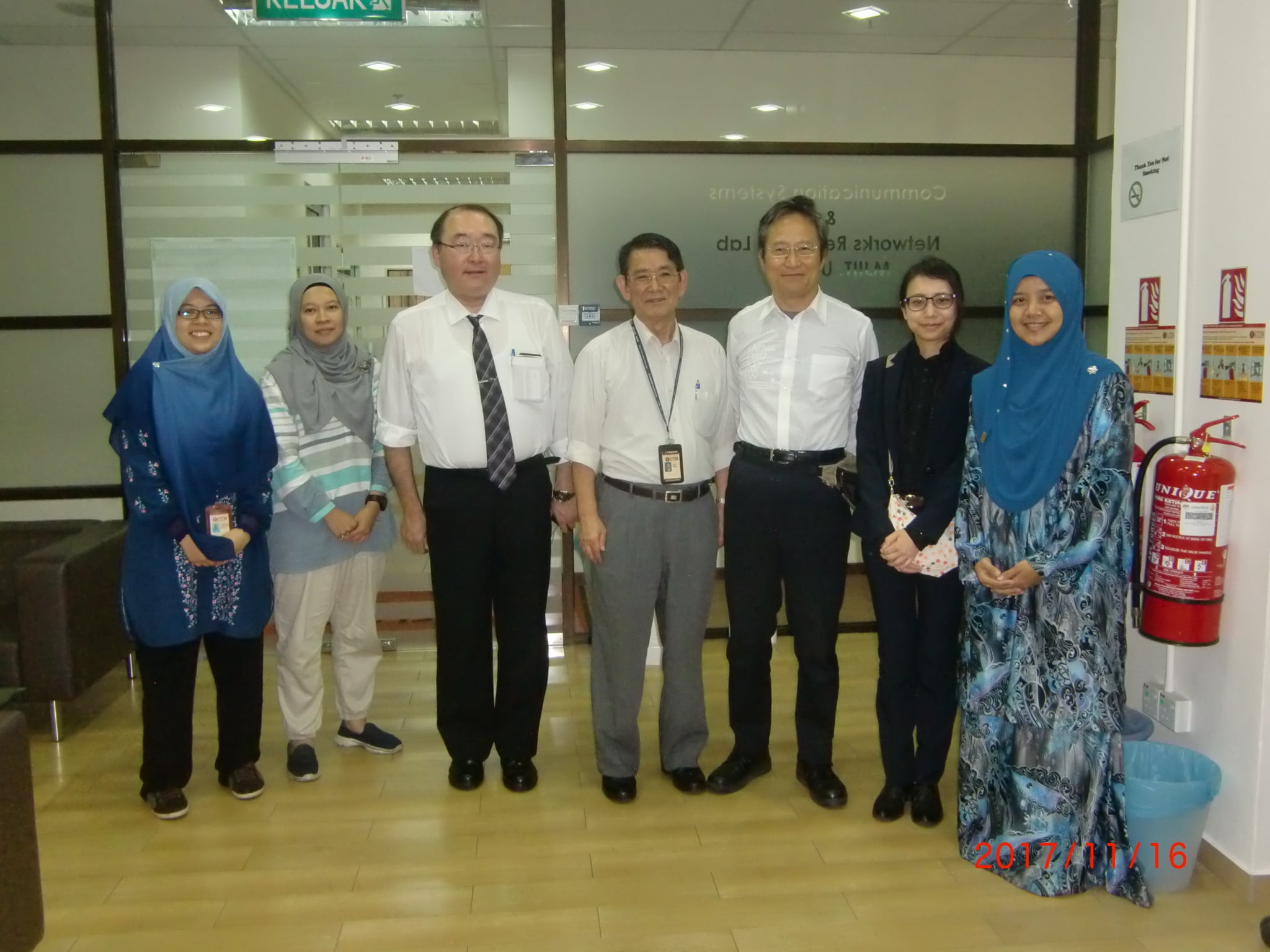 Prof. Dr. Ohira and Prof. Dr. Seki from NTT visited our lab