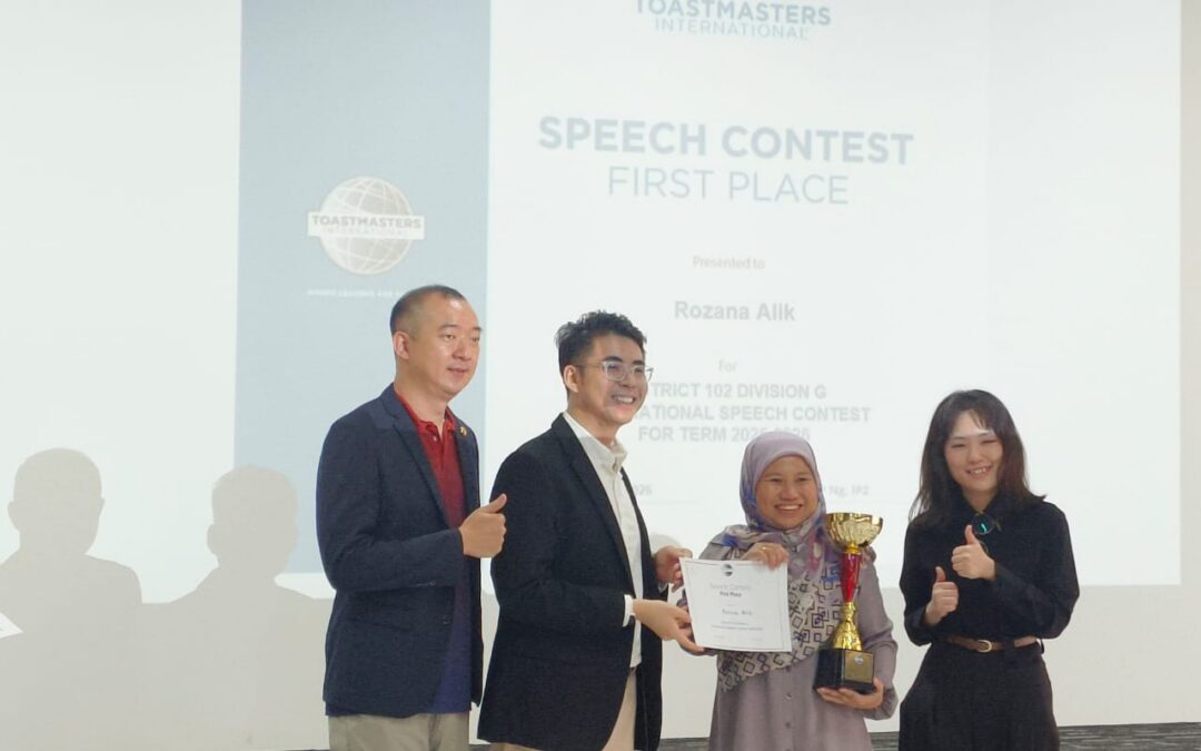 UTM Staff and PhD Student Shine at Toastmasters International Division-Level Contests